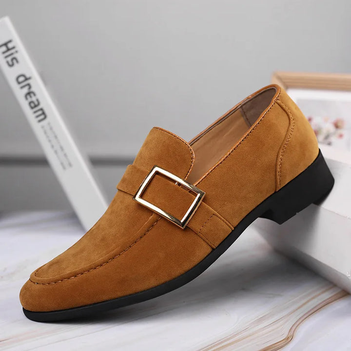 Leather Buckle Loafers – Men's Dress Shoes | Langston