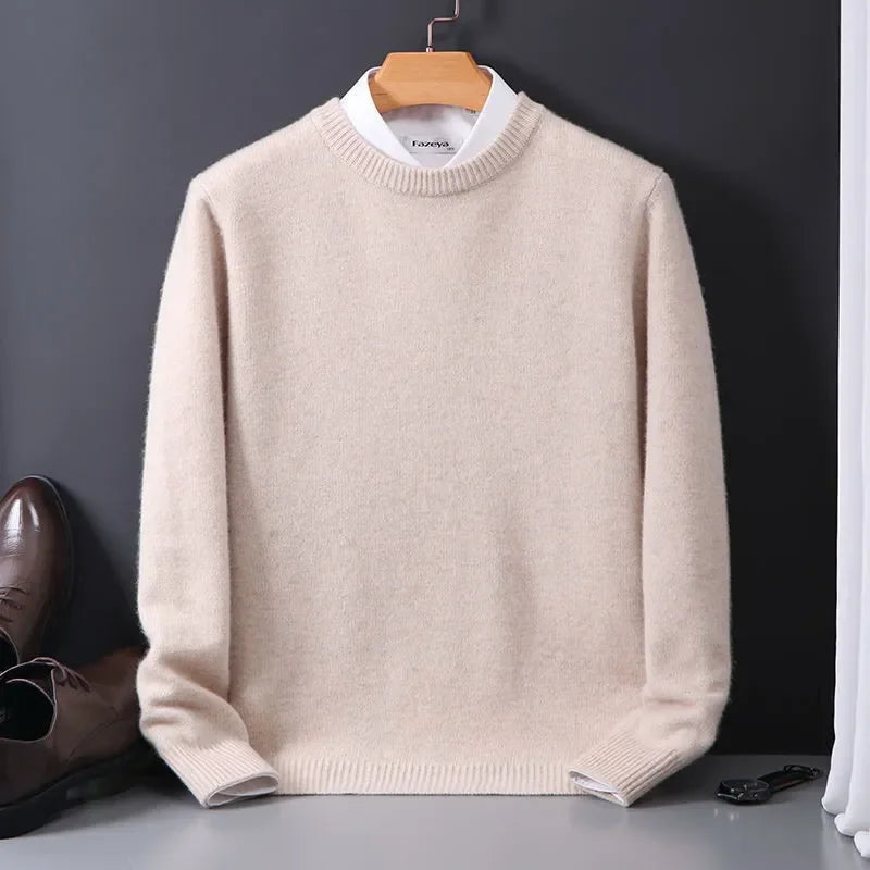 Cashmere Blend Sweater – Men's Soft Knit Pullover | Verano