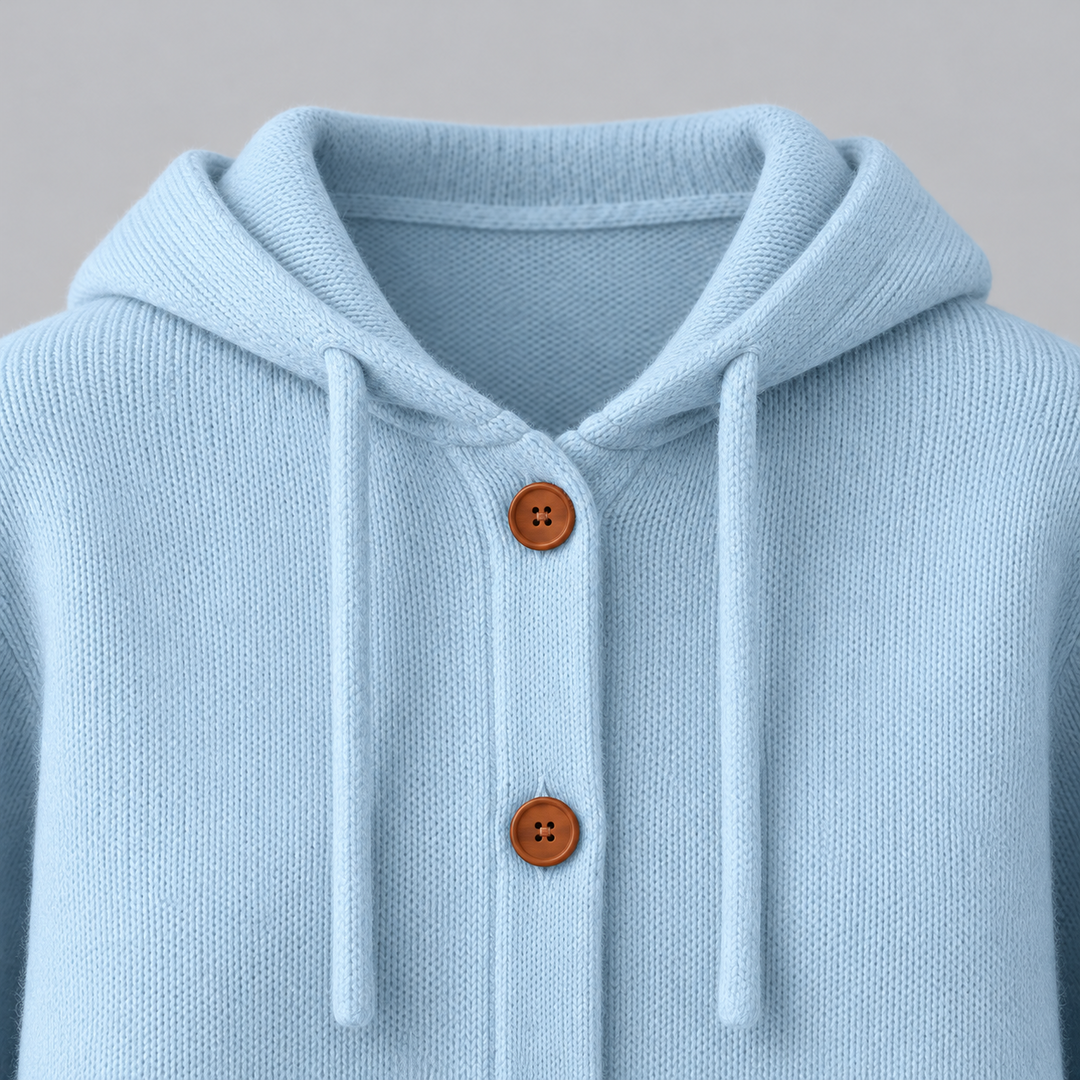 Serena Cotton Hooded Cardigan