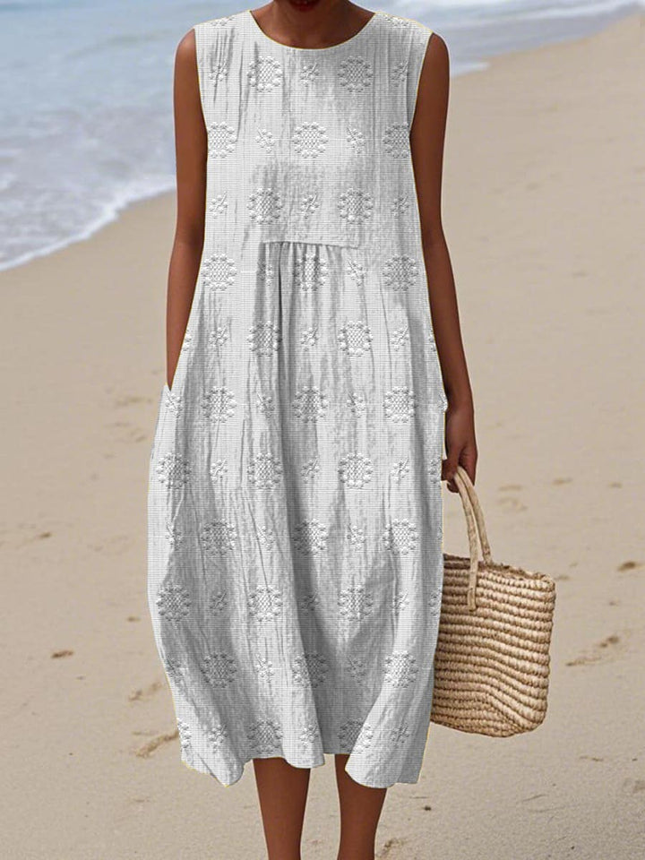 Sleeveless Midi Dress – Women's Casual Dress | Seraphina