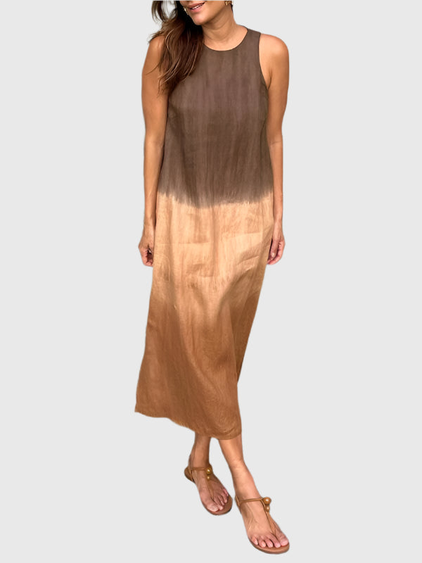 Printed Midi Dress – Women's Casual Dress | Elara