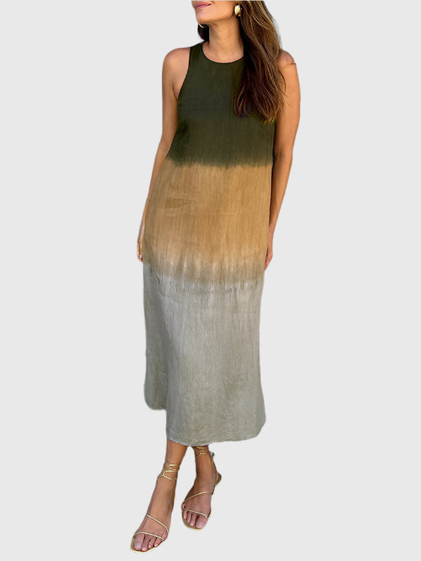Printed Midi Dress – Women's Casual Dress | Elara