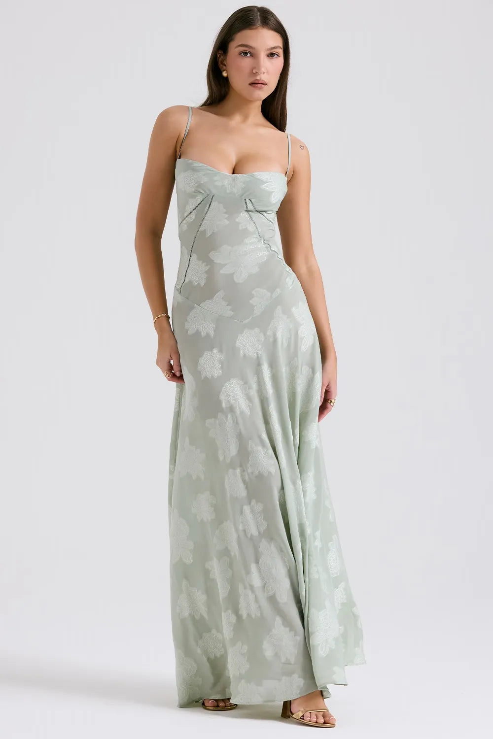 Open Back Maxi Dress – Women's Elegant Dress | Seraphina