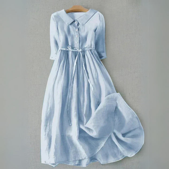 Tie Waist Maxi Dress – Women's Summer Dress | Celina