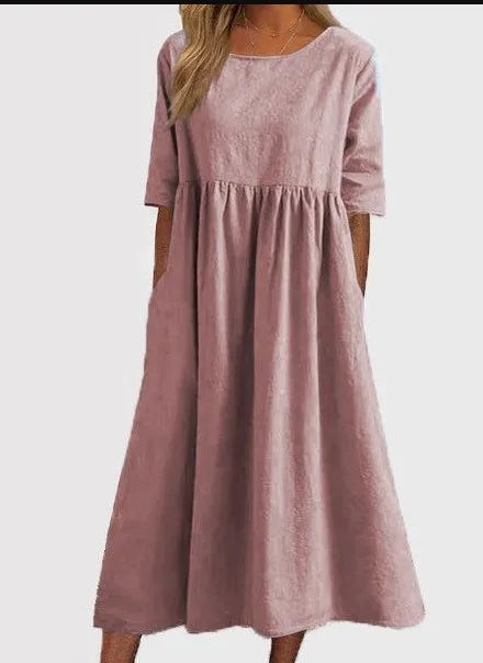 Smocked Maxi Dress – Women's Casual Dress | Elara