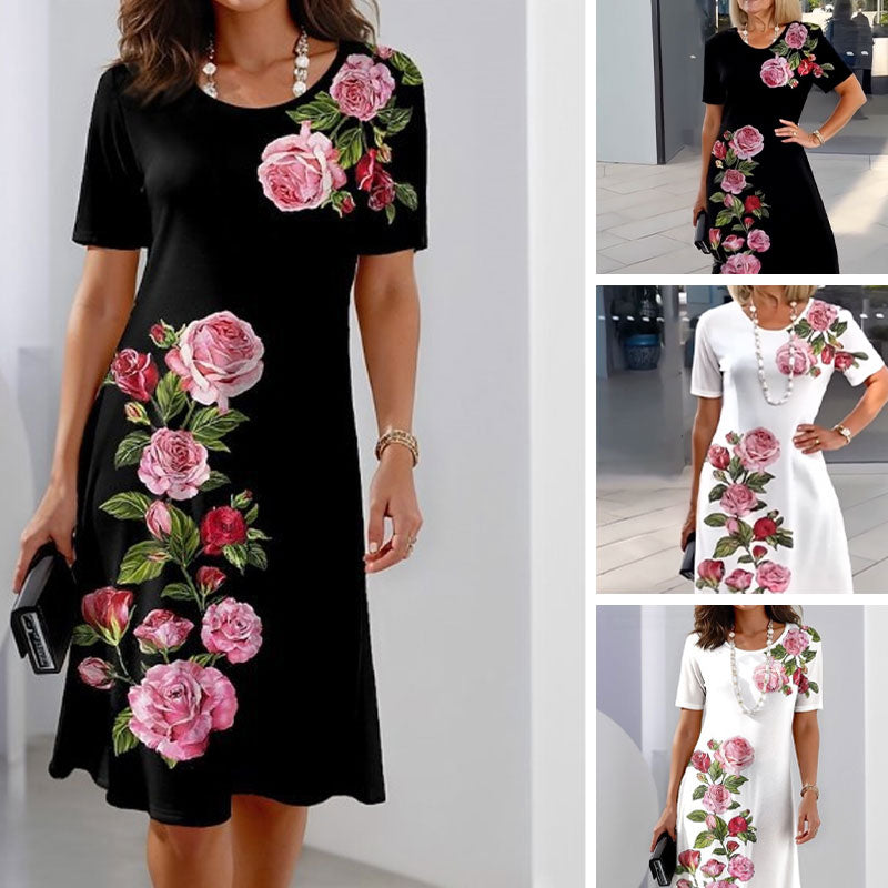 Floral Fitted Maxi Dress – Women's Elegant Dress | Seraphina