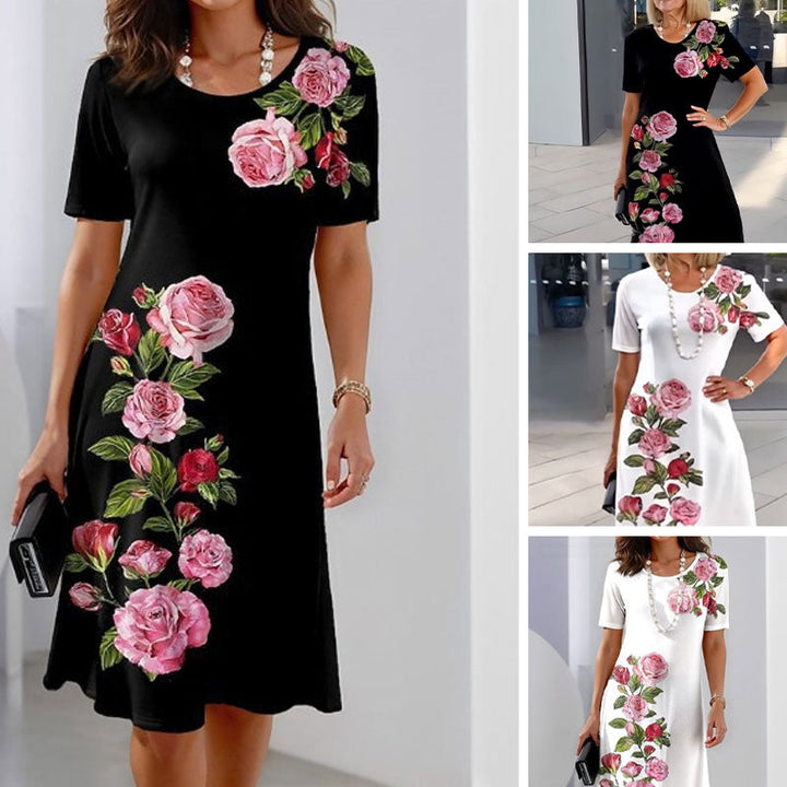 Floral Fitted Maxi Dress – Women's Elegant Dress | Seraphina