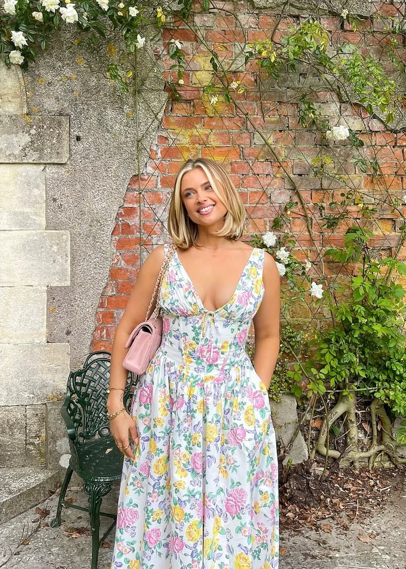 Sleeveless A-Line Midi Dress – Women's Elegant Dress | Clara