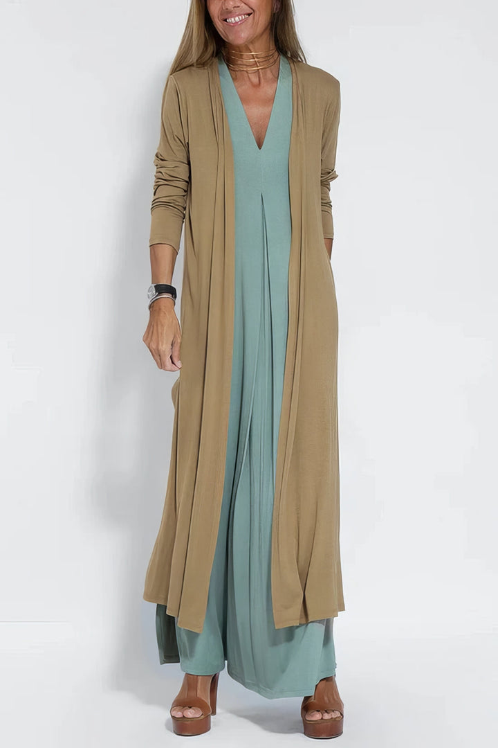 Draped Maxi Dress – Women's Casual Dress | Seraphina