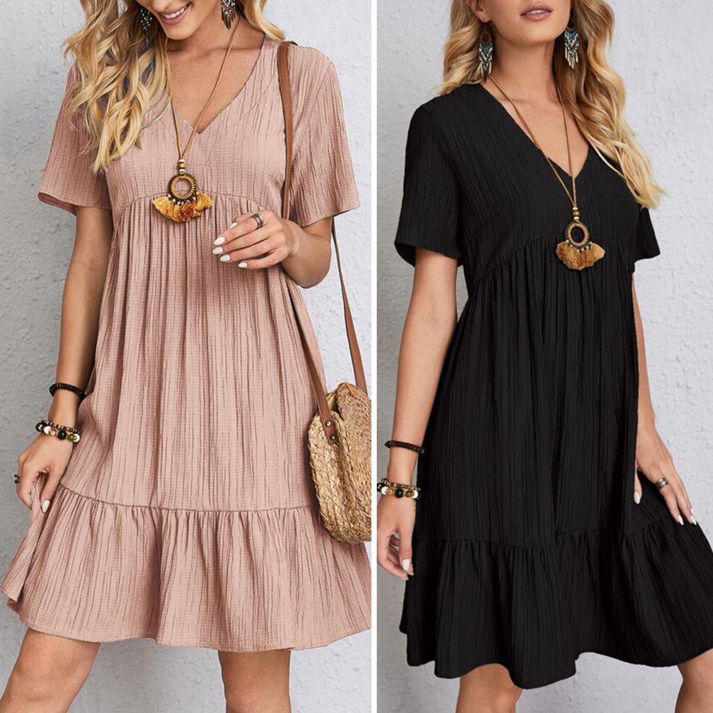 Tiered Mini Dress – Women's Casual Dress | Seraphina