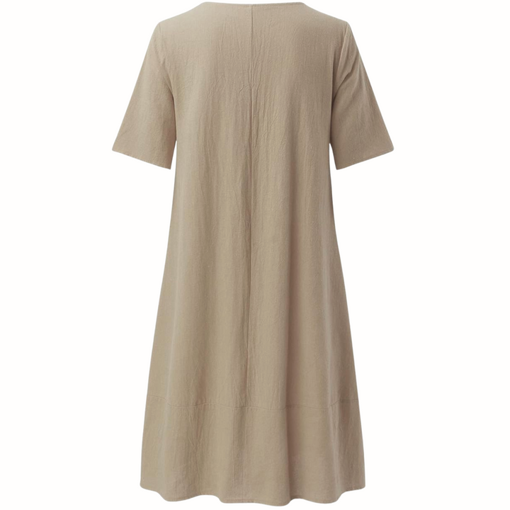 Pocket Midi Dress – Women's Casual Summer Dress | Seraphina
