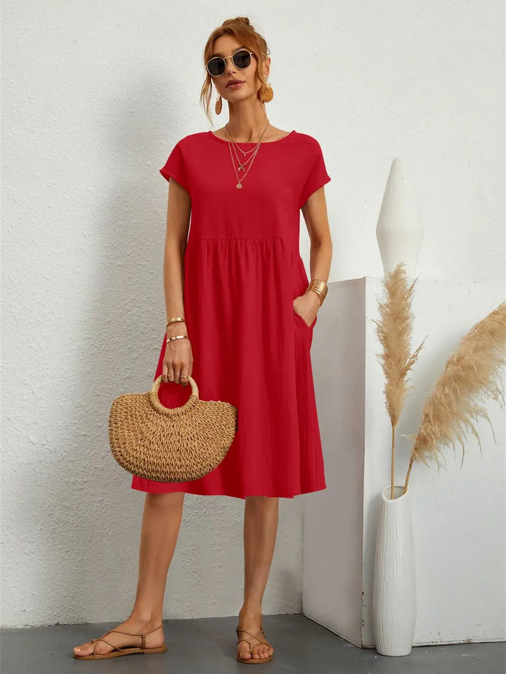 Smocked Pocket Midi Dress – Women's Casual Summer Dress | Seraphine