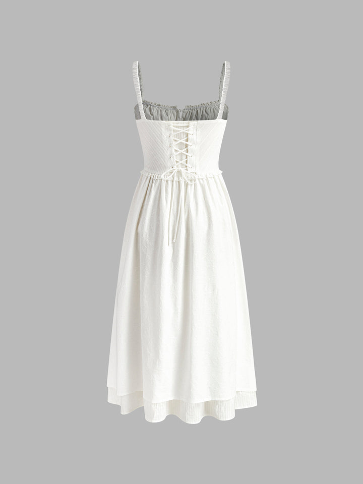 Spaghetti Strap Midi Dress – Women's Summer Dress | Celeste