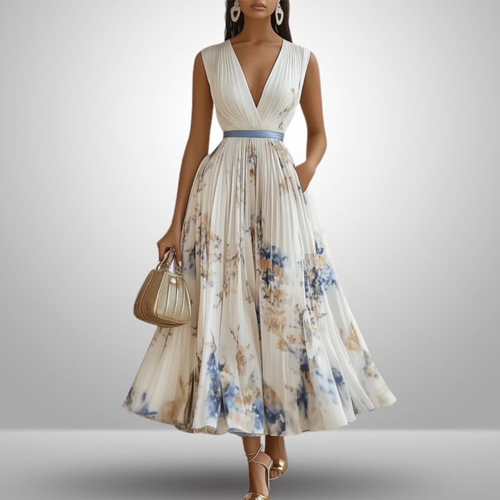 Sleeveless Maxi Dress – Women's Casual Summer Dress | Natalia