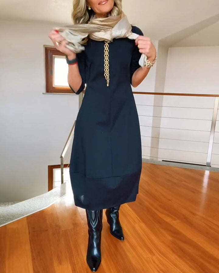 Pocket Midi Dress – Women's Elegant Dress | Callista