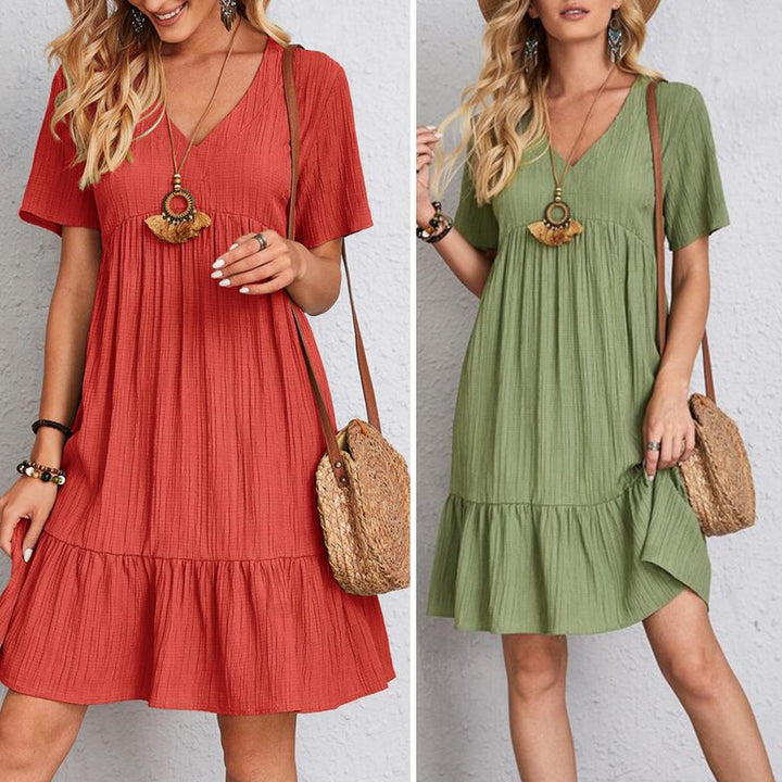 Tiered Mini Dress – Women's Casual Dress | Seraphina