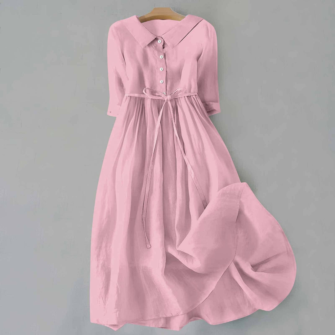 Tie Waist Maxi Dress – Women's Summer Dress | Celina