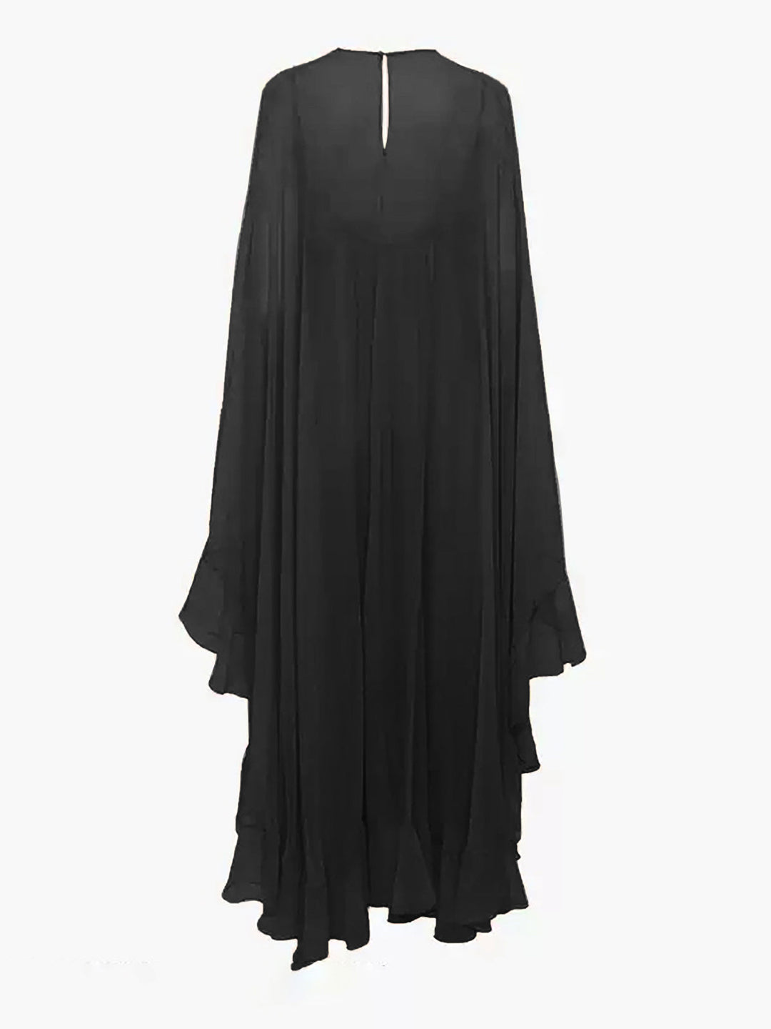 Chiffon Cape Sleeve Maxi Dress – Women's Evening Dress | Elysia