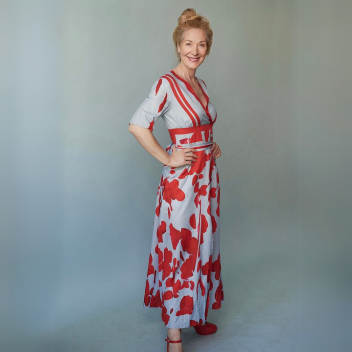 Floral Wrap Maxi Dress – Women's Casual Dress | Elvira