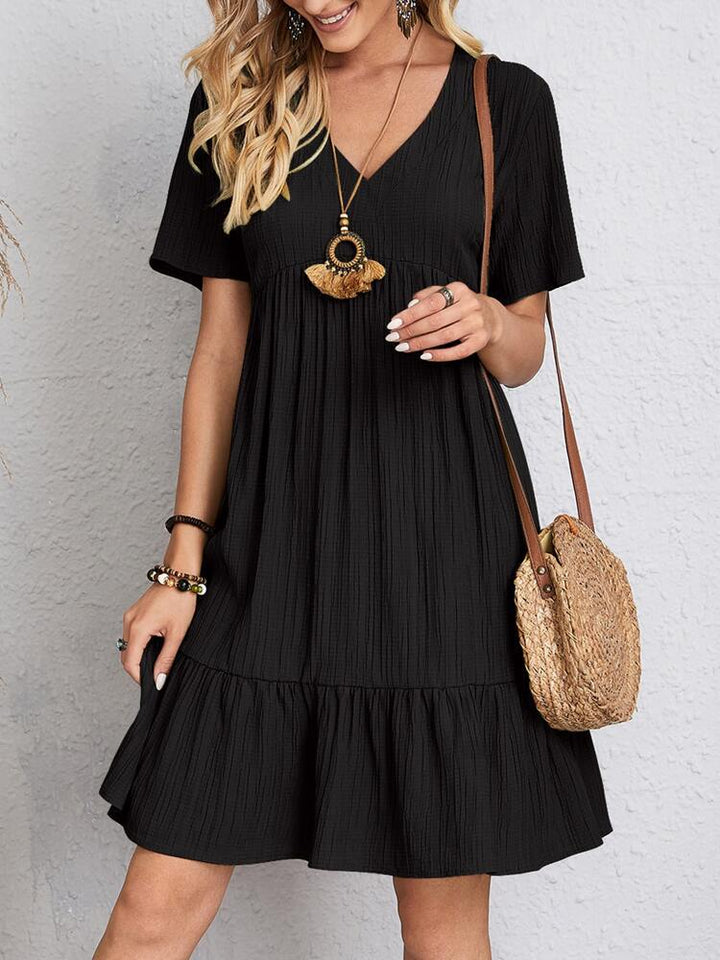 Tiered Mini Dress – Women's Casual Dress | Seraphina