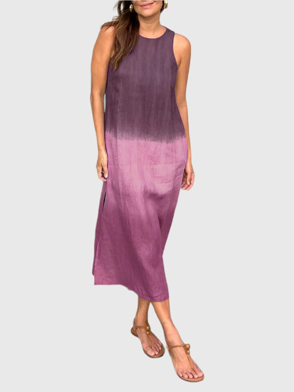 Printed Midi Dress – Women's Casual Dress | Elara