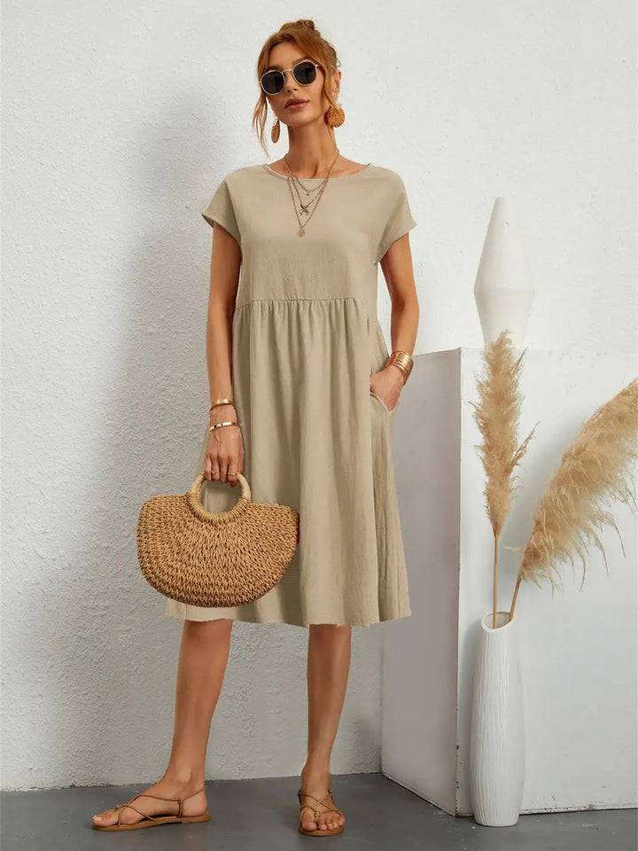 Smocked Pocket Midi Dress – Women's Casual Summer Dress | Seraphine