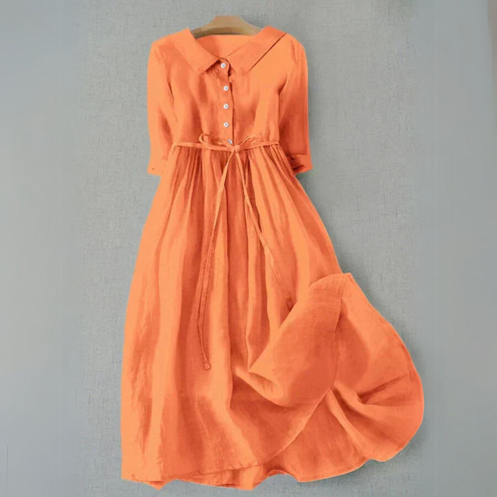 Tie Waist Maxi Dress – Women's Summer Dress | Celina