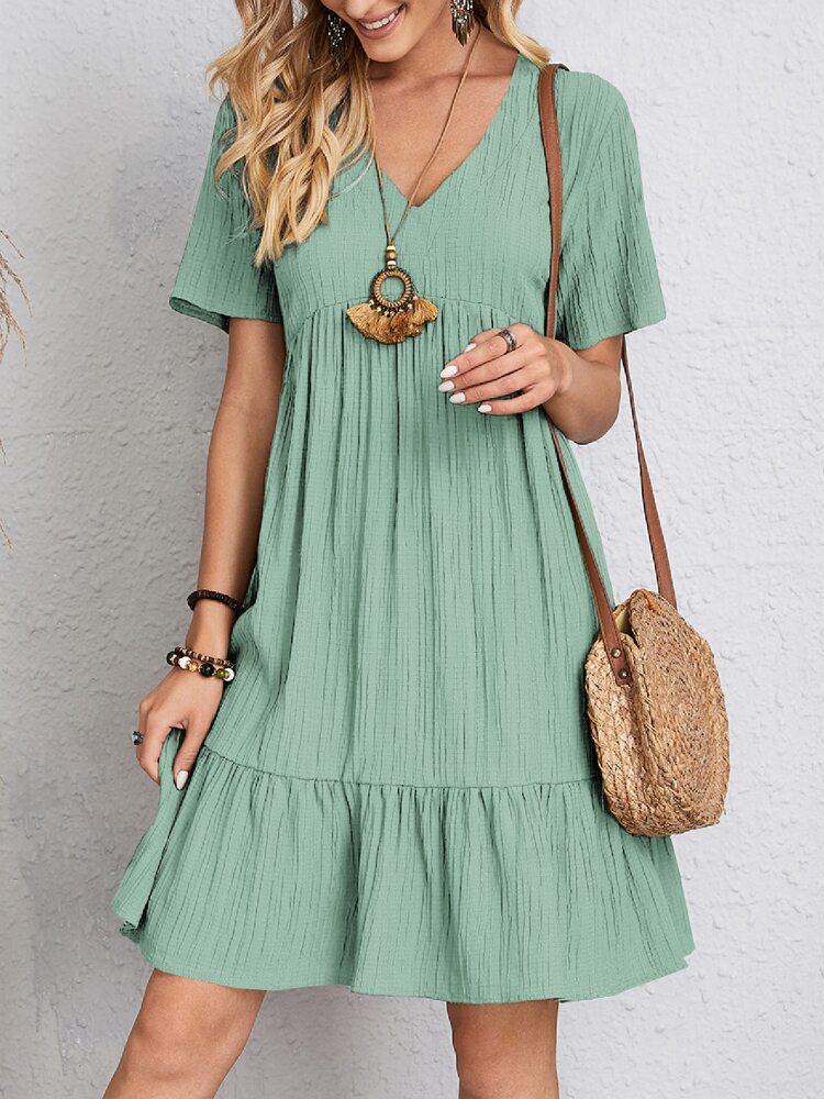 Tiered Mini Dress – Women's Casual Dress | Seraphina