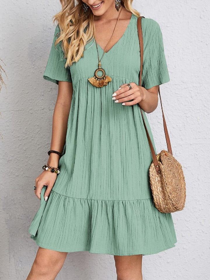 Tiered Mini Dress – Women's Casual Dress | Seraphina