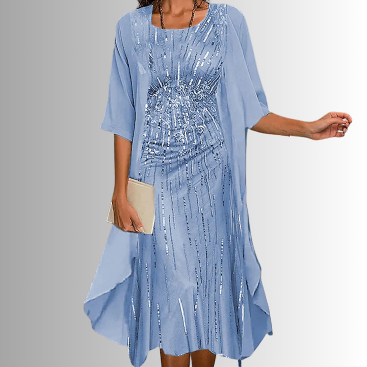 Floral Lace Trim Midi Dress – Women's Casual Summer Dress | Seraphina
