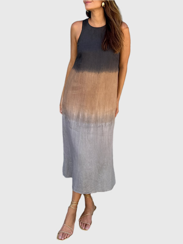 Printed Midi Dress – Women's Casual Dress | Elara