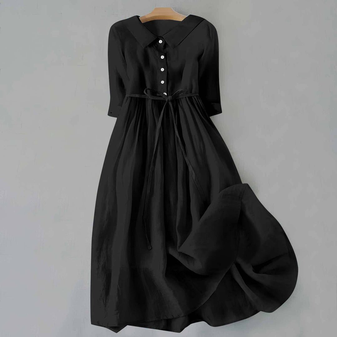 Tie Waist Maxi Dress – Women's Summer Dress | Celina
