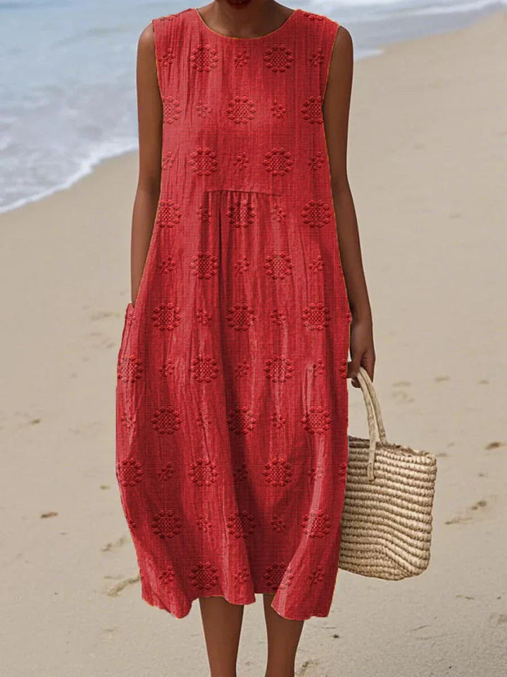 Sleeveless Midi Dress – Women's Casual Dress | Seraphina