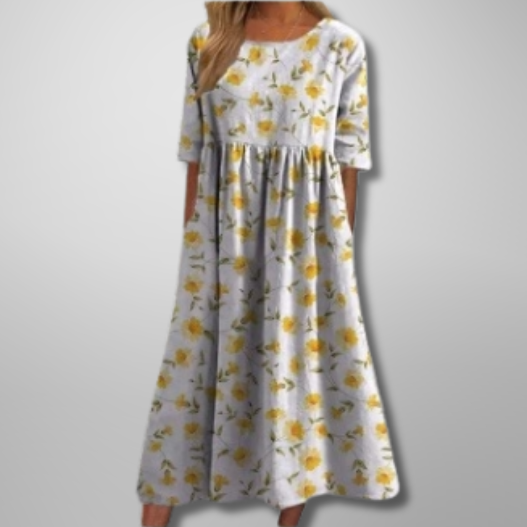 Floral Maxi Dress – Women's Casual Summer Dress | Amara