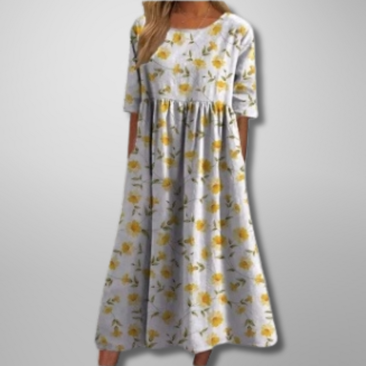 Floral Maxi Dress – Women's Casual Summer Dress | Amara