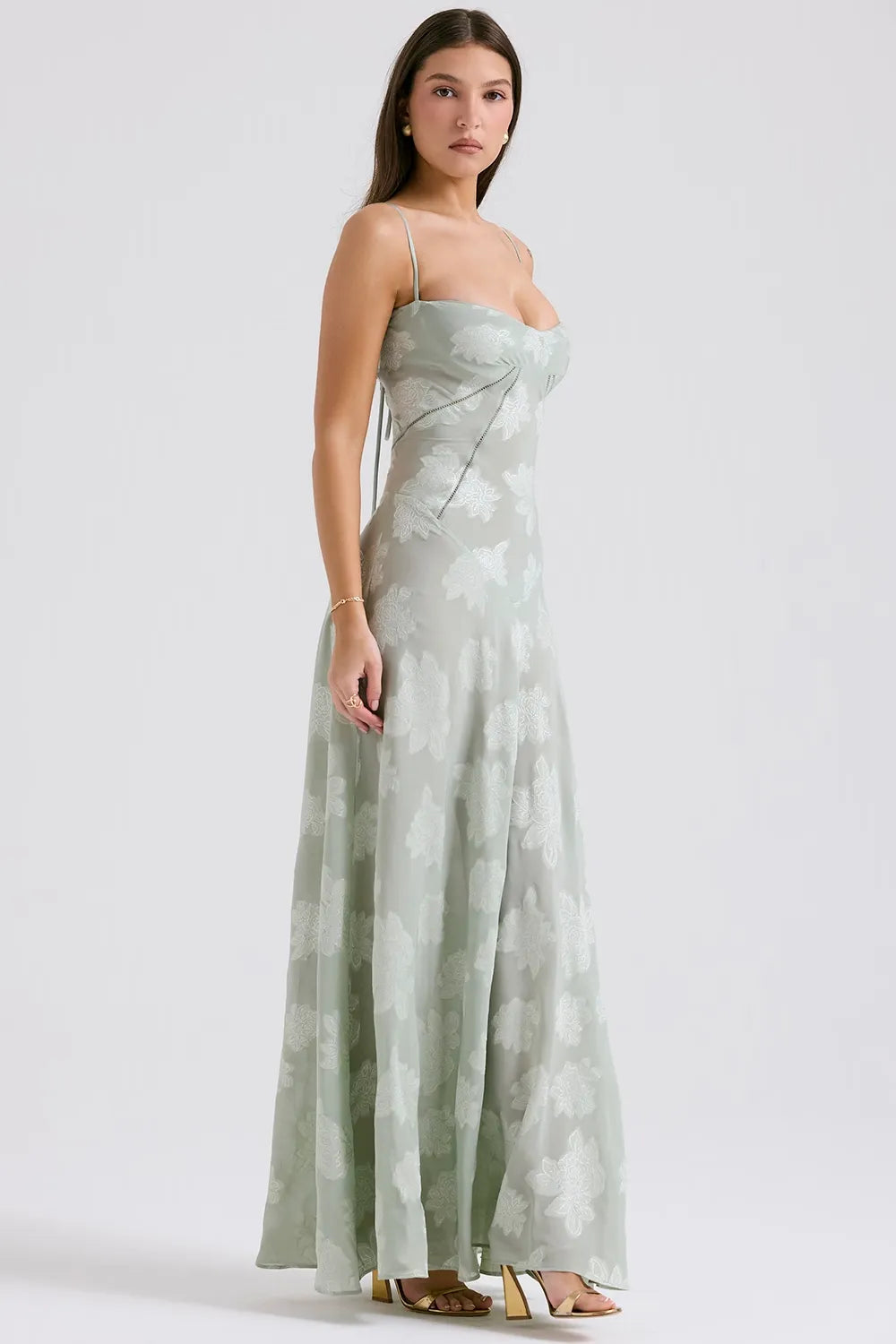 Open Back Maxi Dress – Women's Elegant Dress | Seraphina
