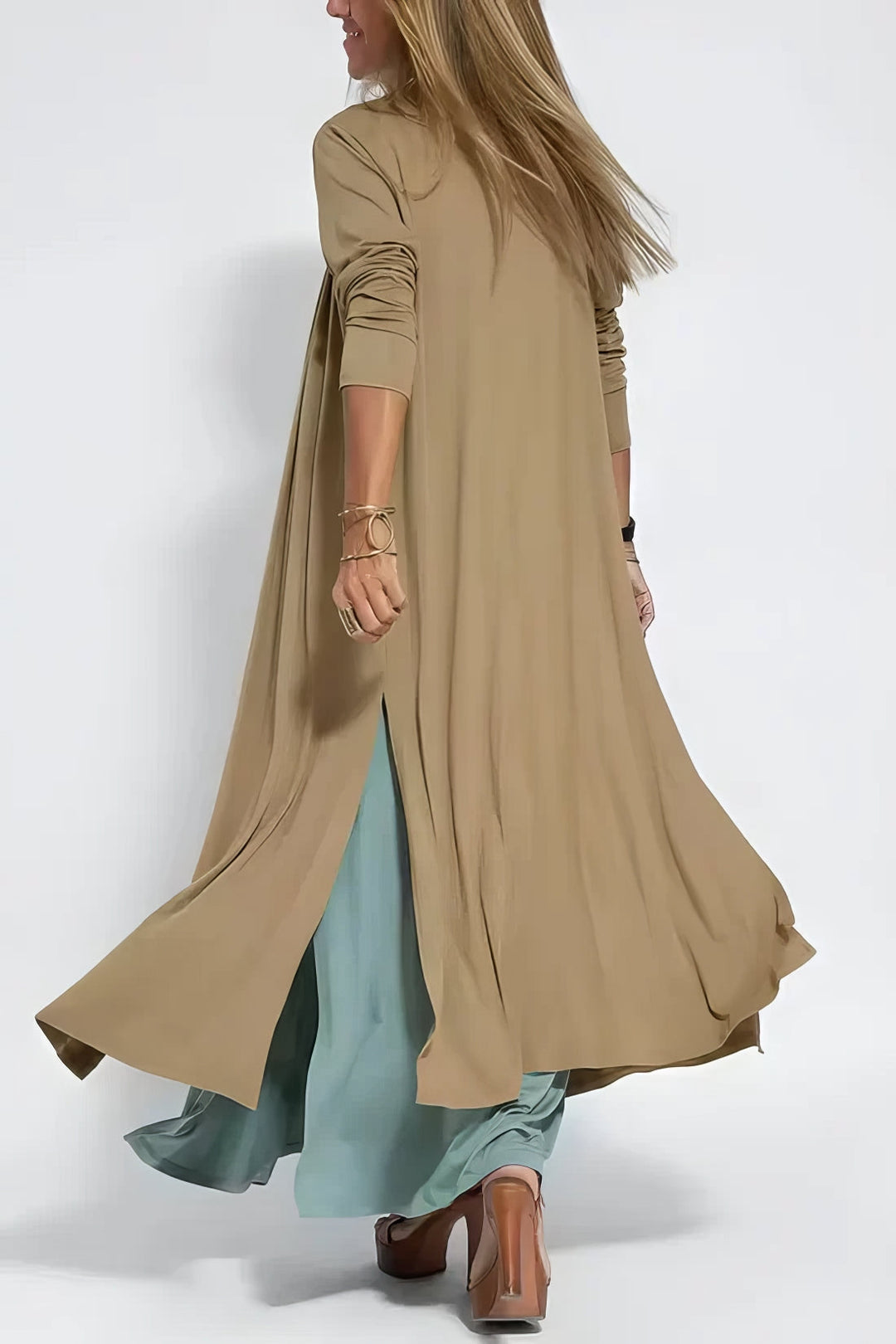 Draped Maxi Dress – Women's Casual Dress | Seraphina