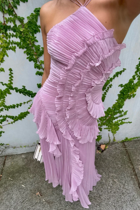 Halter Neck Maxi Dress – Women's Elegant Dress | Celina