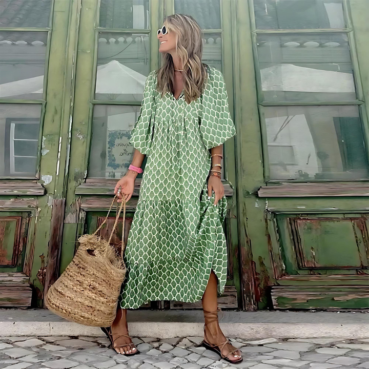 Polka Dot Maxi Dress – Women's Casual Dress | Evelina