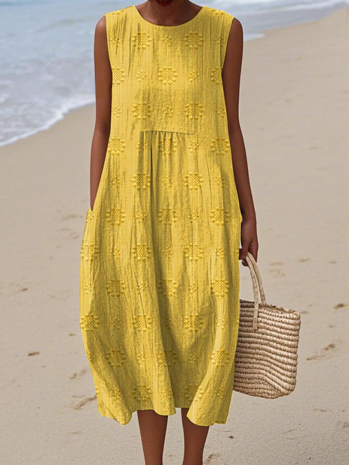 Sleeveless Midi Dress – Women's Casual Dress | Seraphina