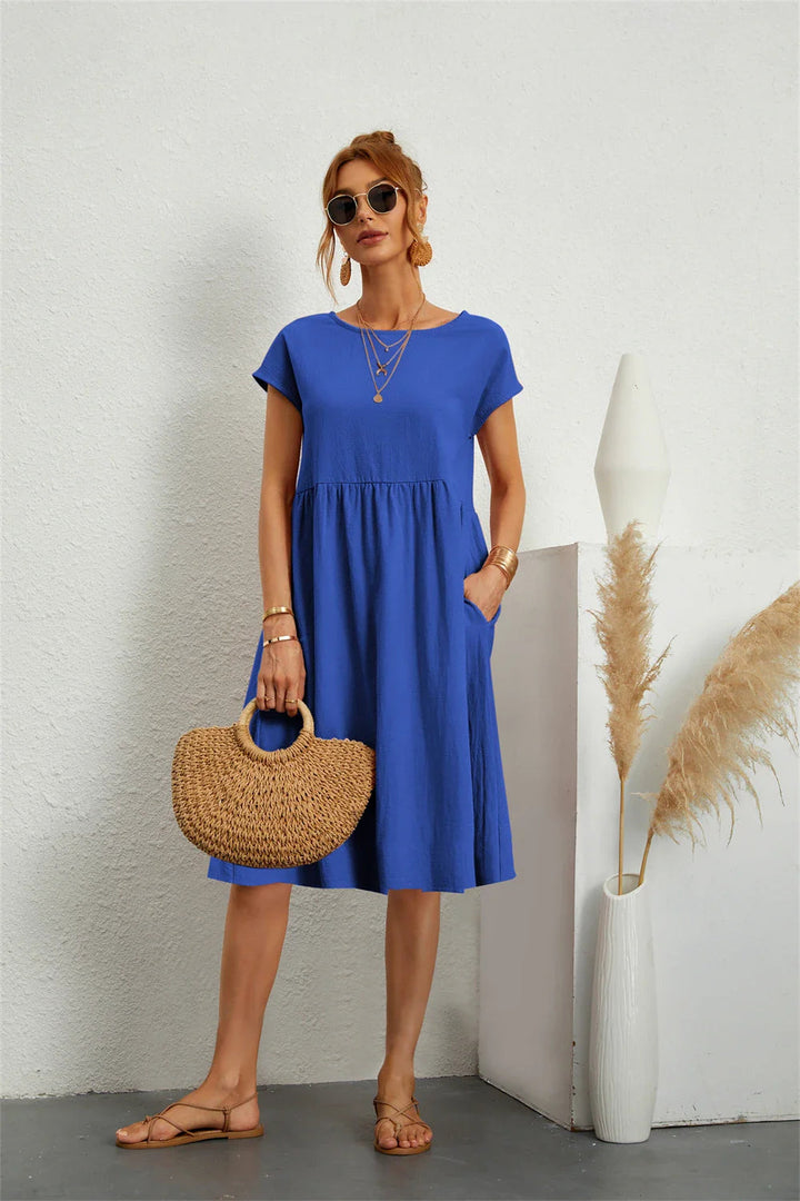 Smocked Pocket Midi Dress – Women's Casual Summer Dress | Seraphine