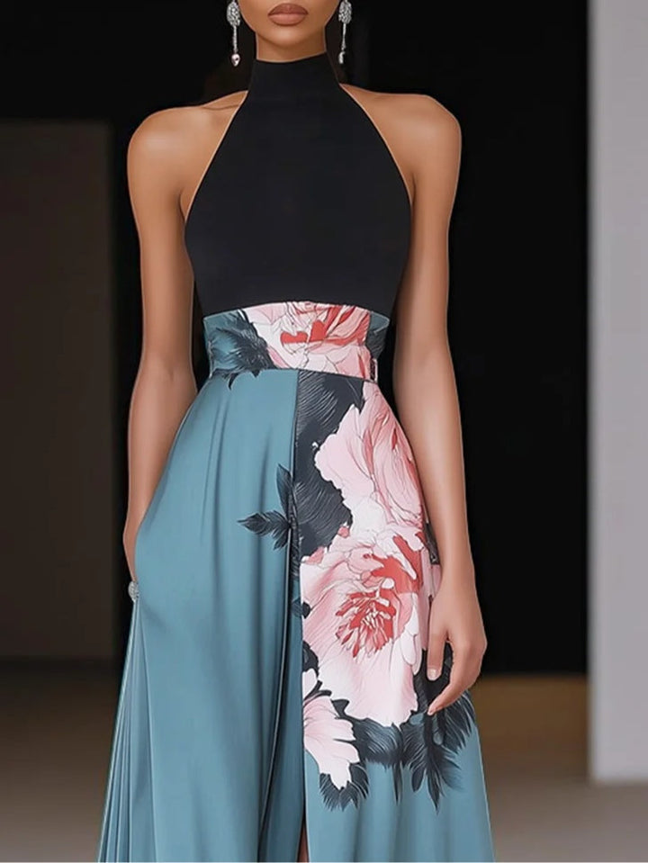 Floral Sleeveless Maxi Dress – Women's Elegant Dress | Seraphina