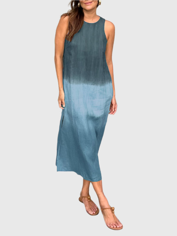 Printed Midi Dress – Women's Casual Dress | Elara