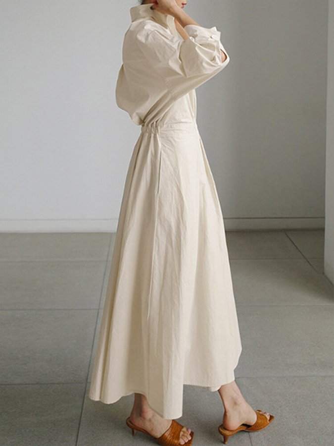 Shawl Collar Maxi Dress – Women's Elegant Dress | Seraphina