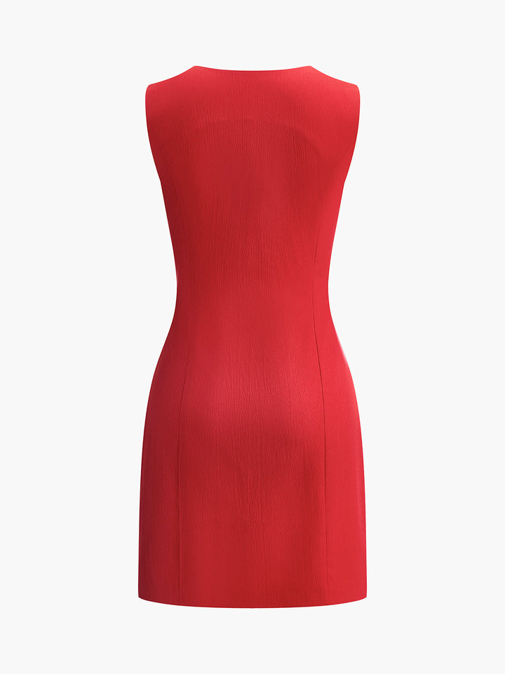 Sleeveless Fitted Mini Dress – Women's Summer Dress | Scarlett