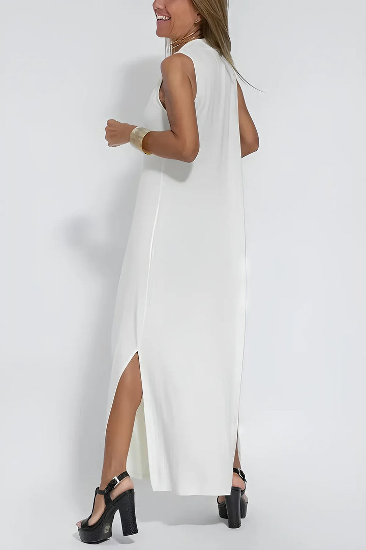 Draped Maxi Dress – Women's Casual Dress | Seraphina