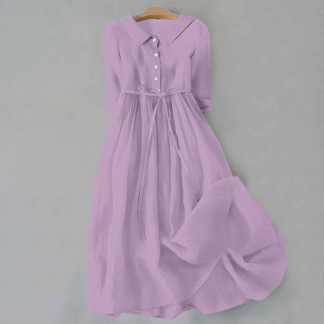 Tie Waist Maxi Dress – Women's Summer Dress | Celina