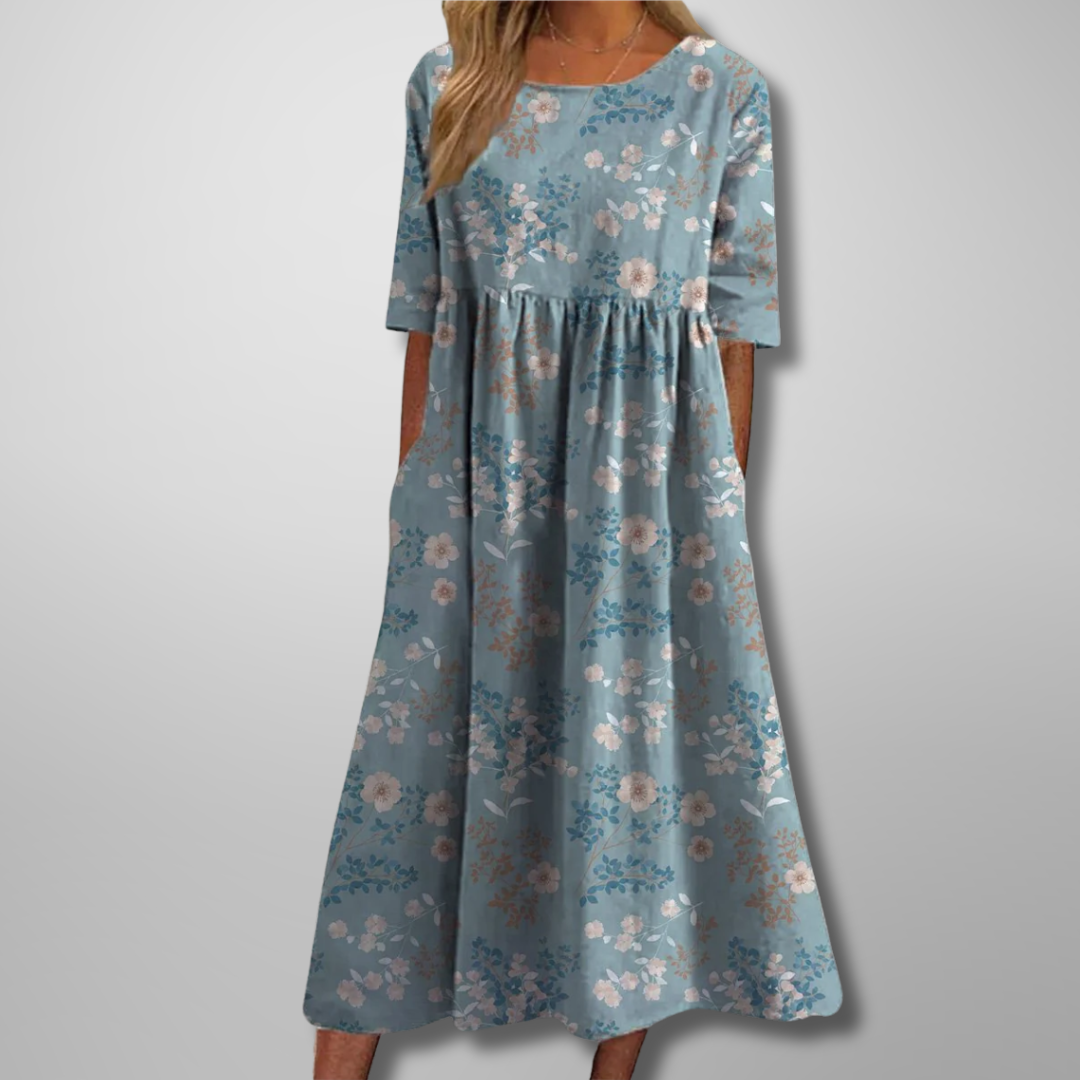 Floral Maxi Dress – Women's Casual Summer Dress | Amara