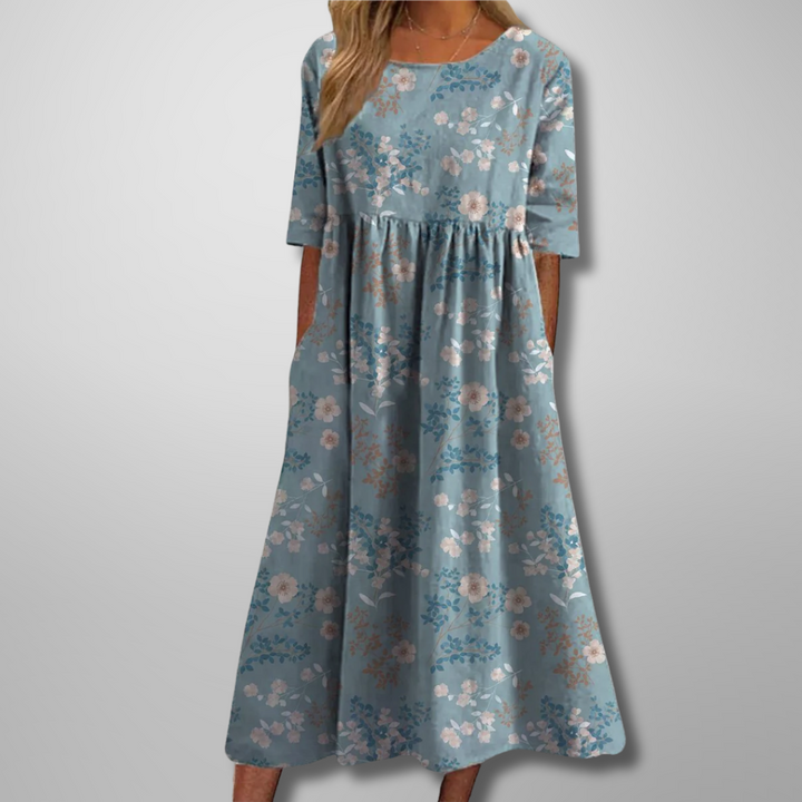 Floral Maxi Dress – Women's Casual Summer Dress | Amara