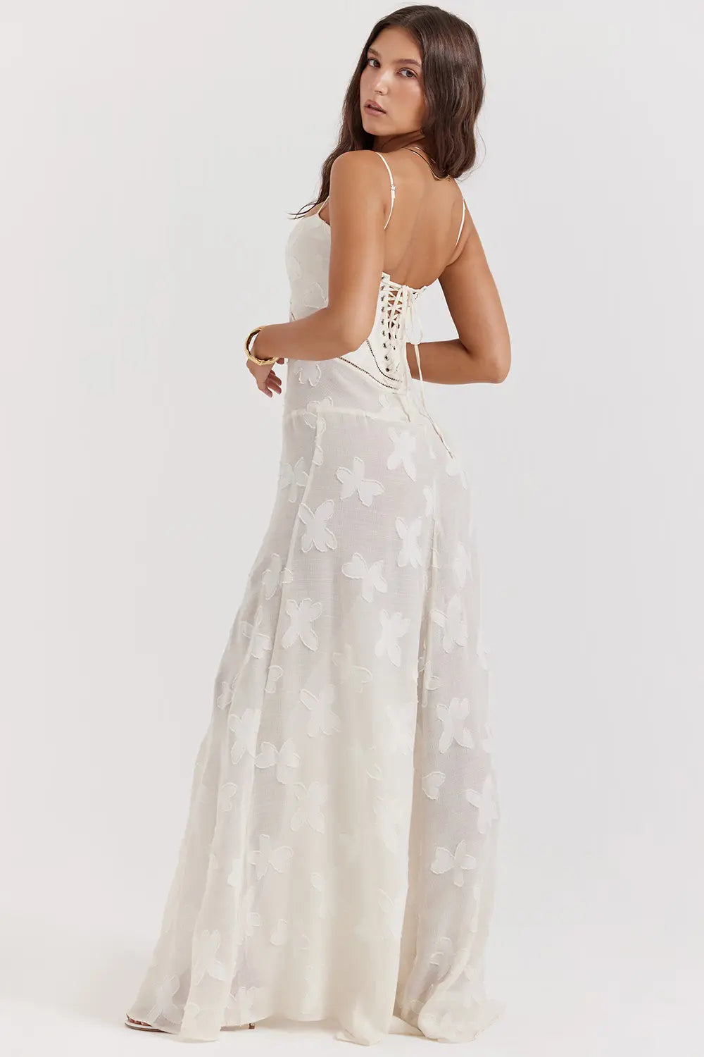 Open Back Maxi Dress – Women's Elegant Dress | Seraphina